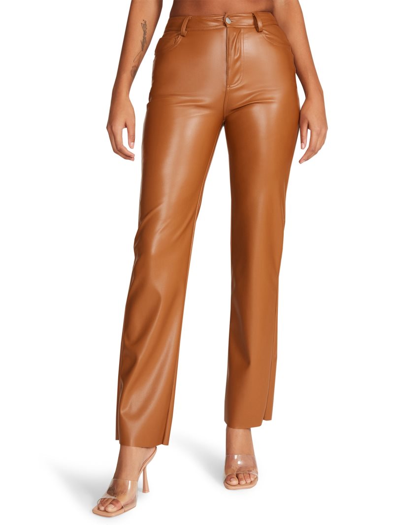 Brown Steve Madden Jolie Women's Pants | PH 3701QBK